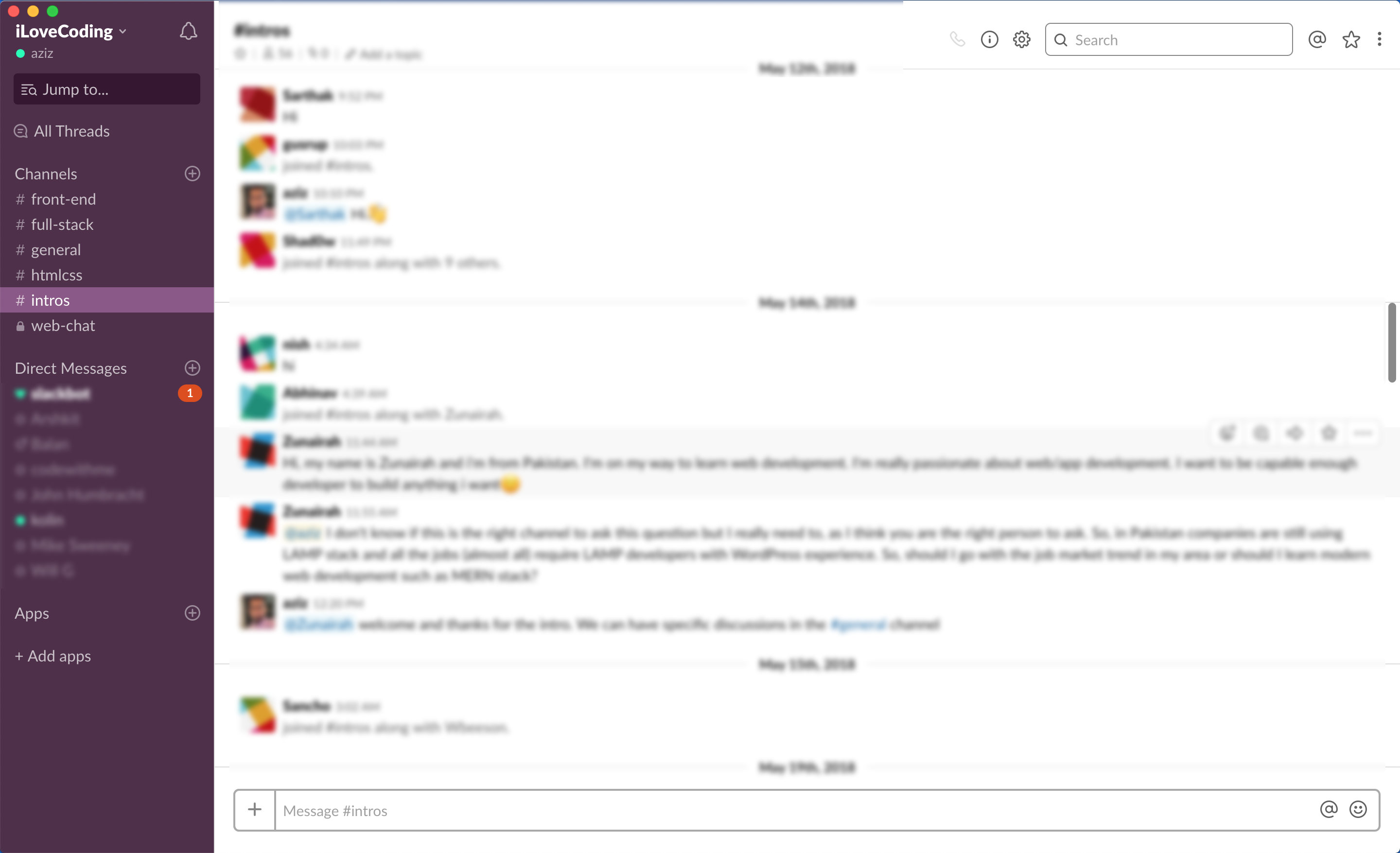Slack Student Community
